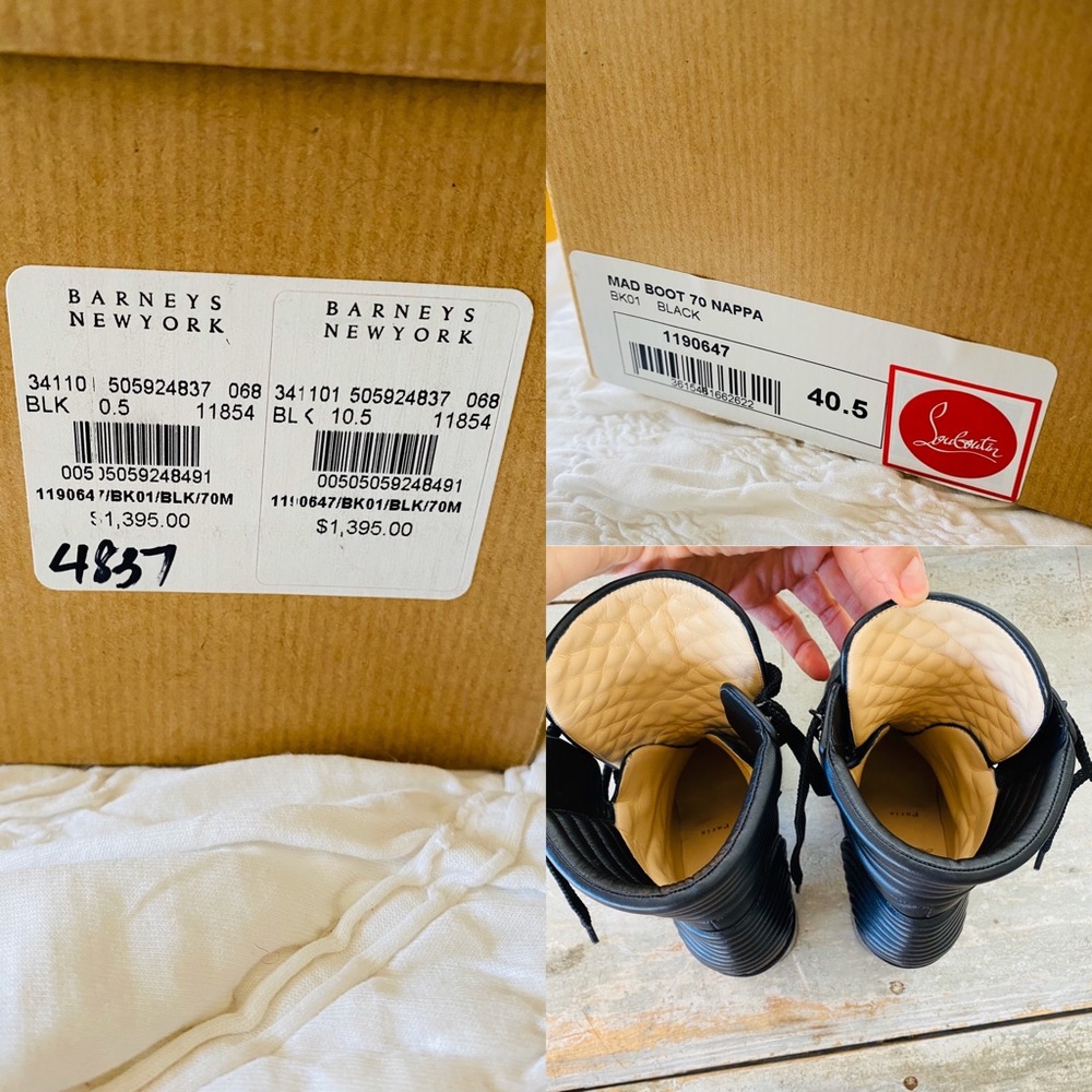 SOLD ♥️ Louboutin ♥️ Mad Boot 70 Napa - Picture 8 of 8
